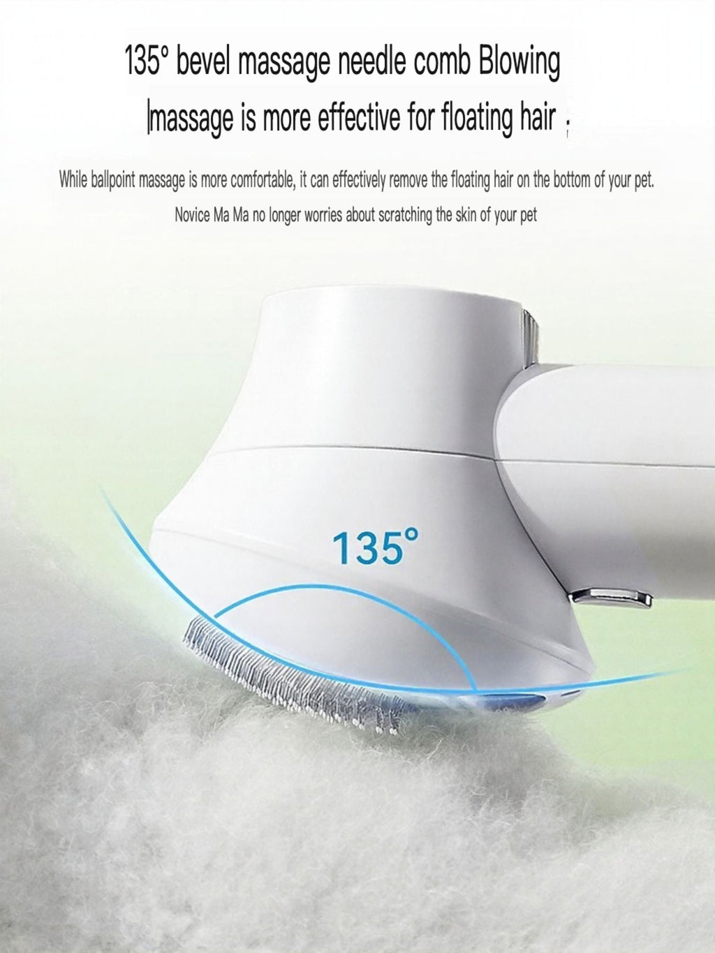 Low Noise Pet Hair Dryer & Comb